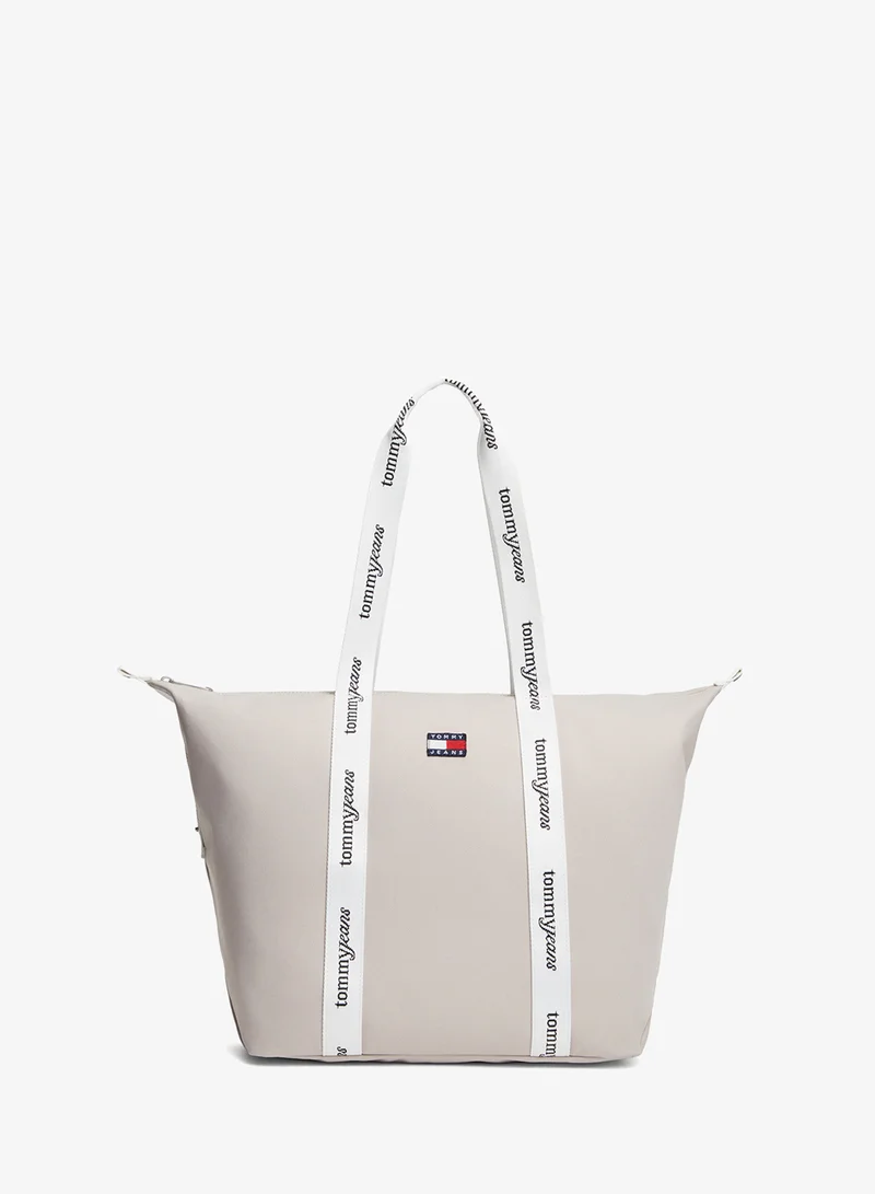 TOMMY JEANS Essential Repeat Logo Tote Bag